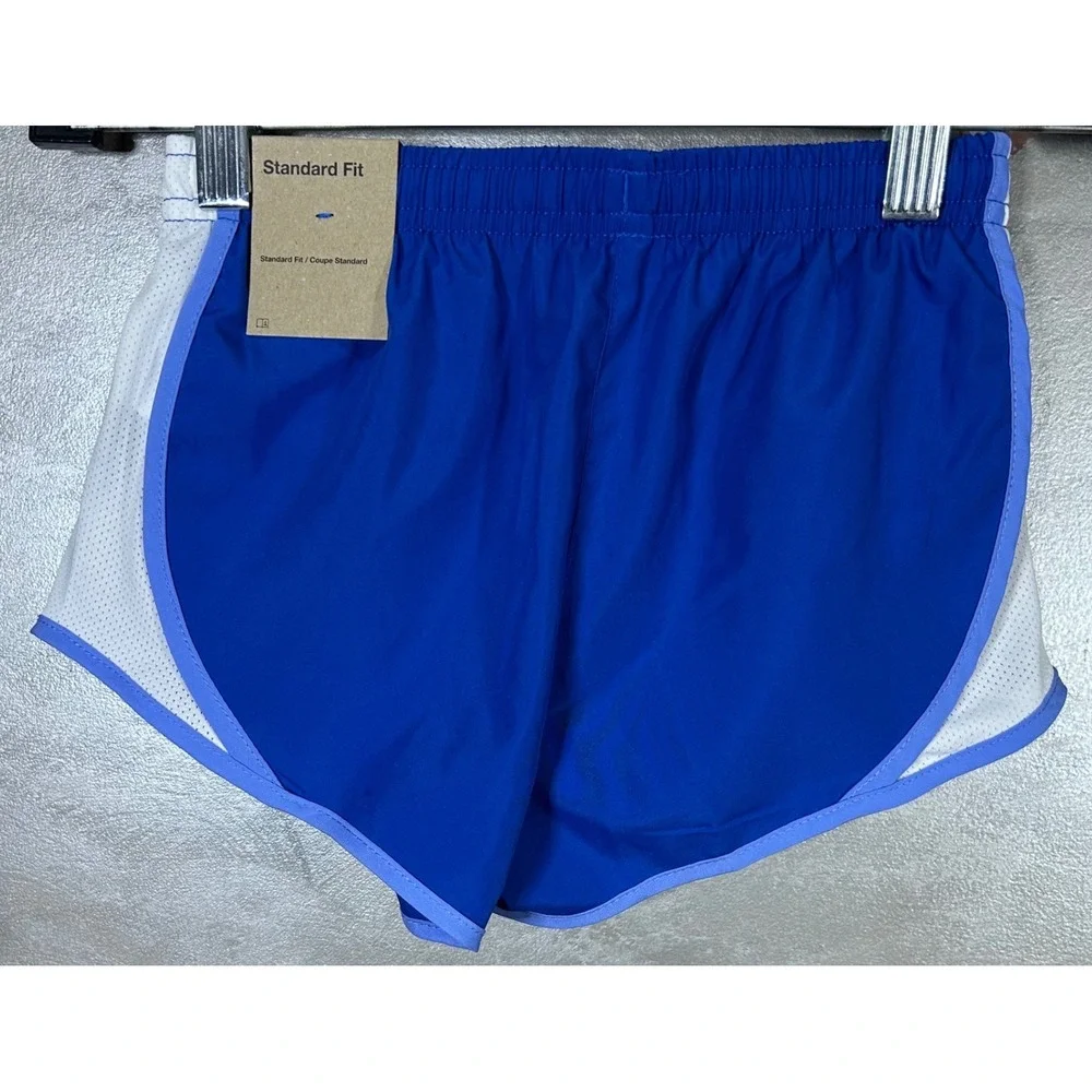 Nike Kids Training Shorts Royal Blue XS Dri-FIT Lined Running Athletic Brand New